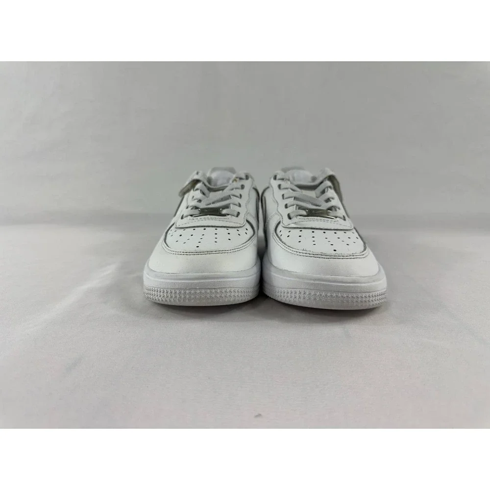 Nike Force 1 Low EasyOn (PS) Triple White Sneakers FN0237-111 Kids Size 13.5C